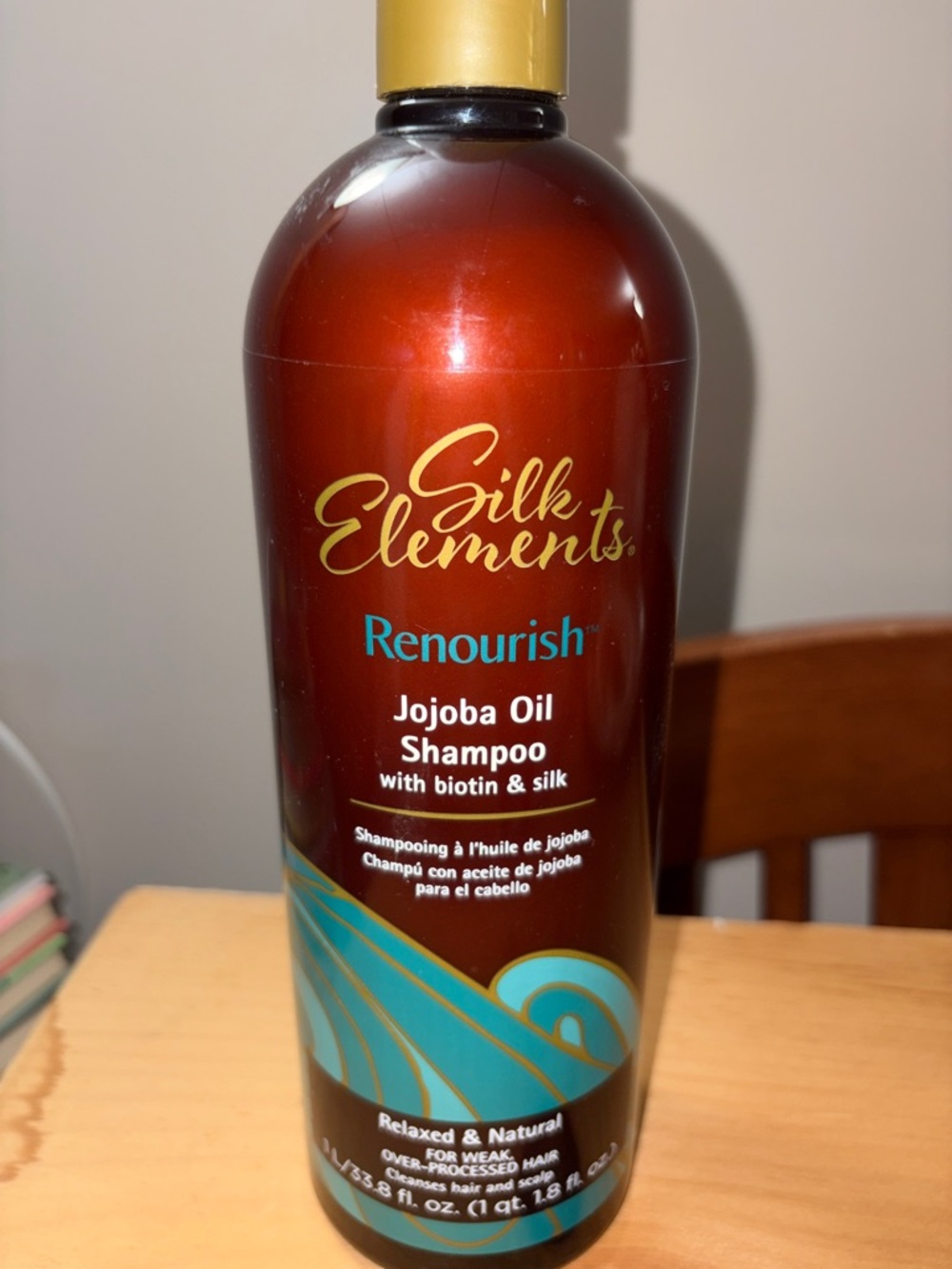 Silk Elements Renourish Jojoba Oil Shampoo - 1 liter FINAL PRICE